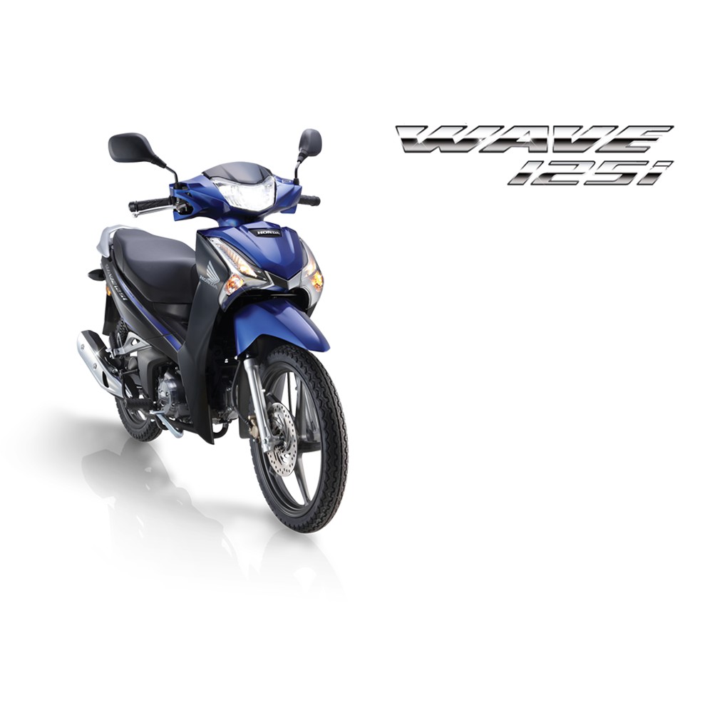 New Honda Wave 125i 125cc Blue Black Red Shopee Malaysia