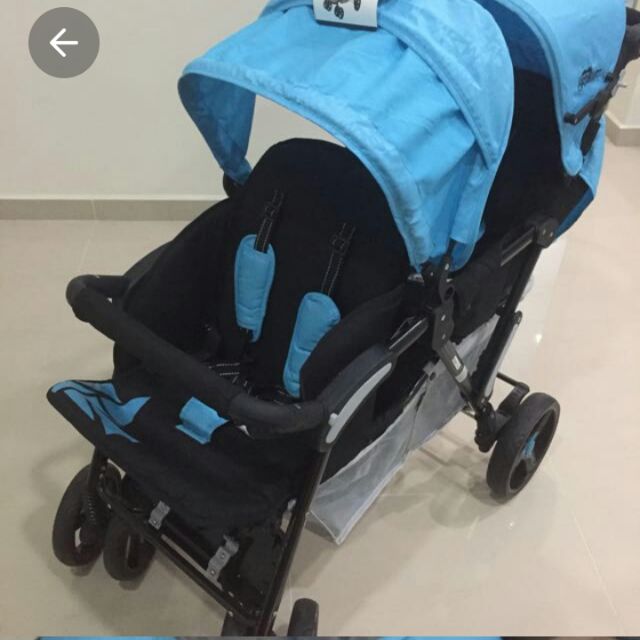 preloved double buggy