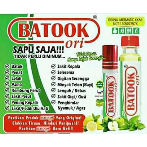 20ml Batook Ori The Best Minyak Angin Shopee Malaysia