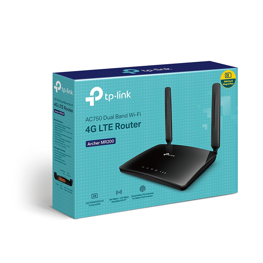 Tp Link Mr0 Ac750 Dual Band 5ghz 4g Lte Wifi Sim Router Modem For Digi Umobile Shopee Malaysia