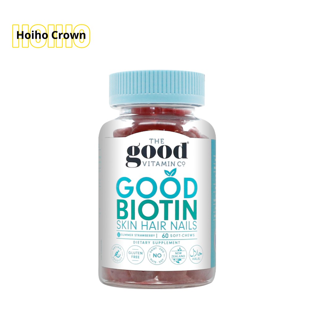 The Good Vitamin Co. [Halal] Biotin 60 gummies Hair Skin Nails | Shopee  Malaysia
