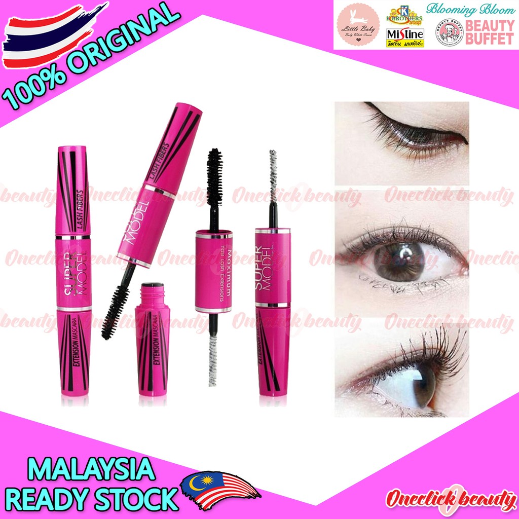 (100% Authentic & Ready Stock) Mistine Super Model 4D Mascara | Shopee ...