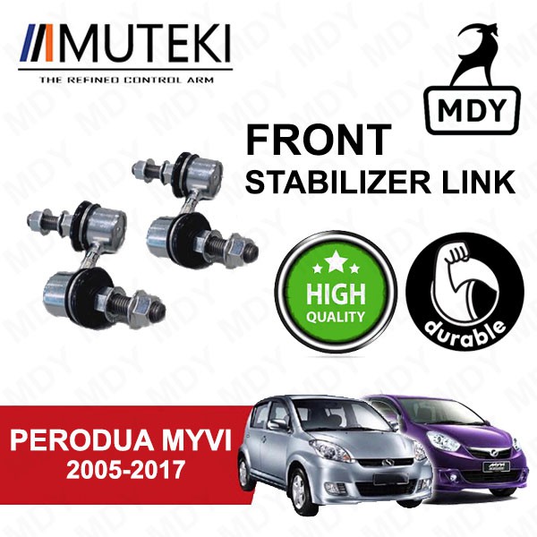 Original Muteki Front Absorber Stabilizer Link Perodua Myvi '20052017