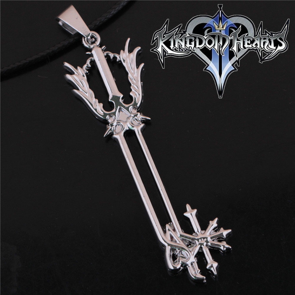 Fashion Necklace Anime Online Game Merchandise Kingdom Heart Alloy Jewelry Key Pendant Ne