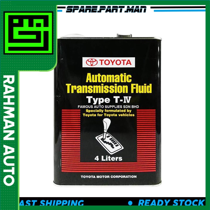 Toyota ATF Type IV T4 4L Automatic transmission Fluid Gear Oil (08886