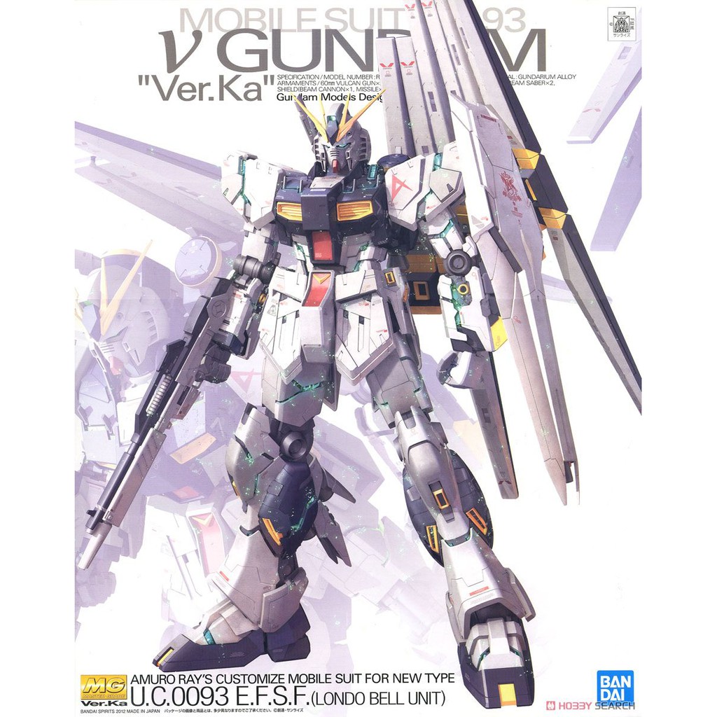 Buy Bandai MG 1/100 RX-93 Nu Gundam Ver.Ka V Gundam | SeeTracker Malaysia