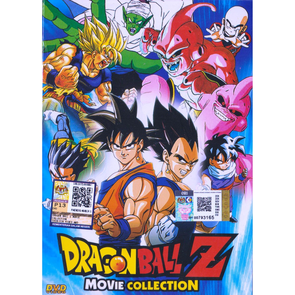 Anime Dvd Dragon Ball Z Movie Collection 18 Movie Shopee Malaysia