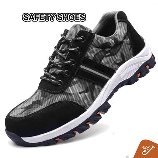 McJoden - Thor Safety Shoes Anti Slip Anti Smash Protective Steel Toe Cap Boots Men Shoes Kasut Lelaki Kasut Kerja