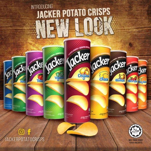 [TKM] Jacker Potato Crisps 150g Shopee Malaysia