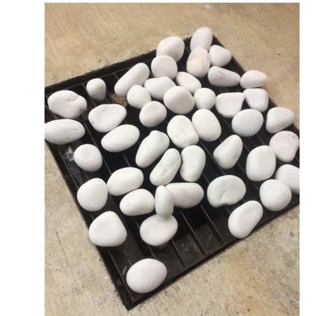 White Stone Batu Putih  1 KG 5 7CM 4 5CM for garden 