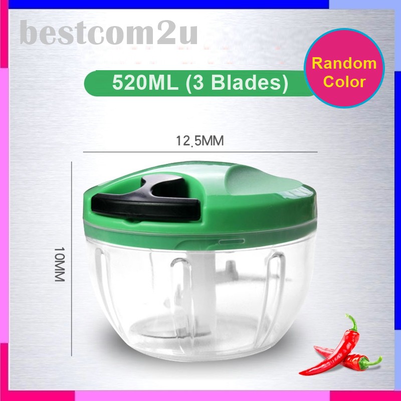 🌸PROMO🌸520/900ML Powerful Manual Meat Grinder Food Chopper Garlic Blender Onion Grinder Vegetable Fruit Food Processor