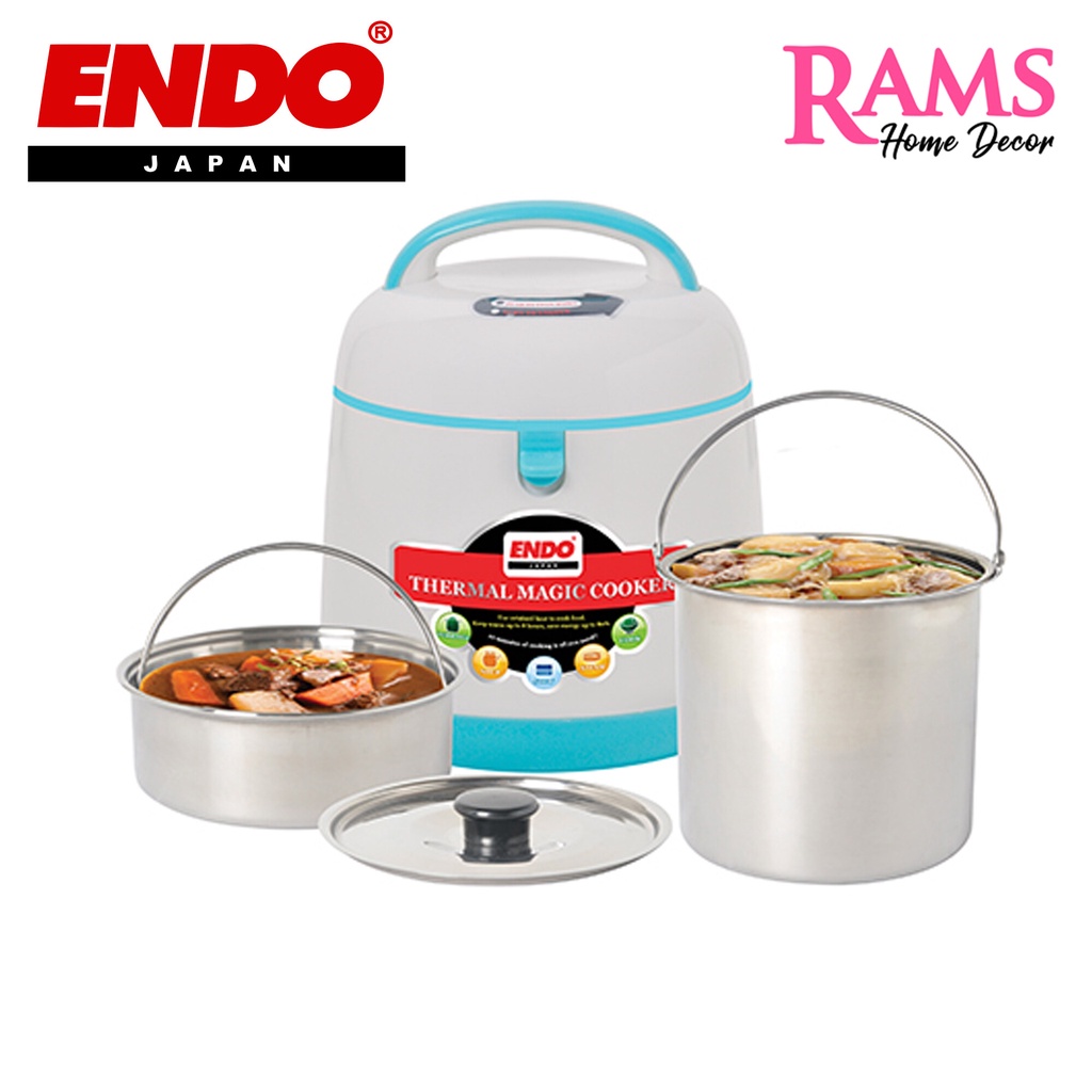 ENDO 1800ML Portable Vacuum Magic Cooker Insulated Thermal Food Jar