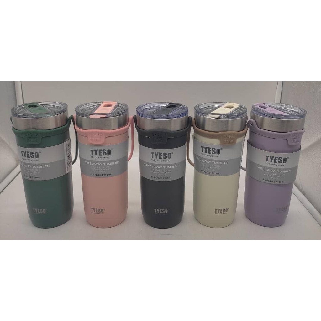 New Tyeso Tumbler Cup 304 Stainless Steel Vacuum Flask 710ml | Shopee ...