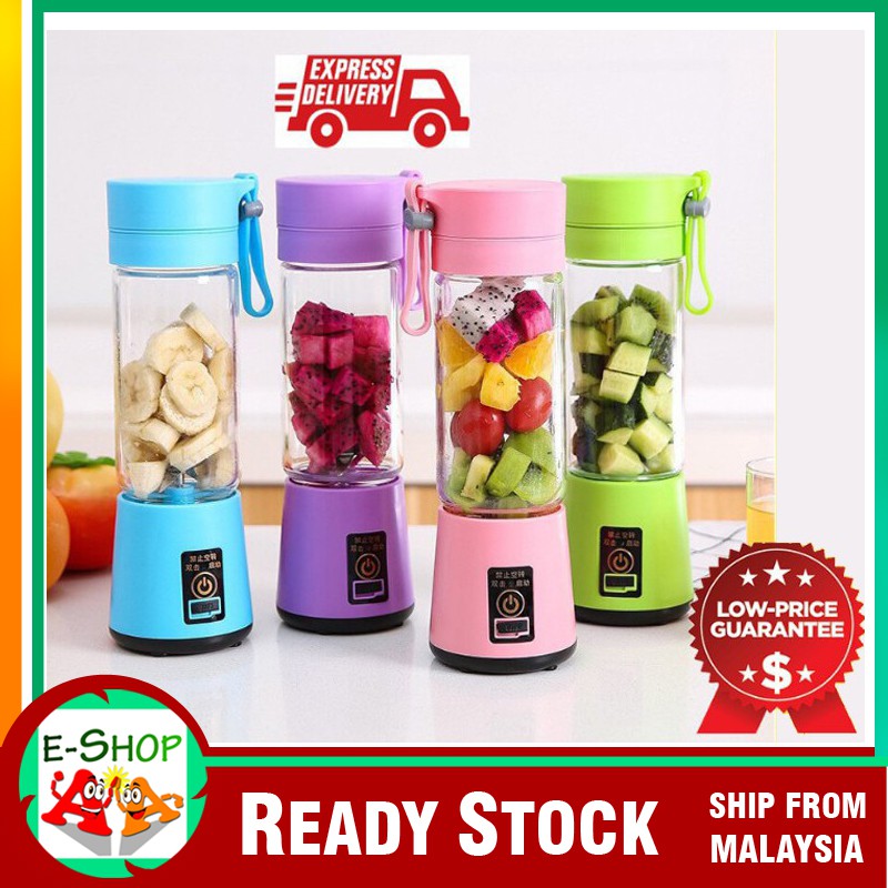 Pengisar Jus / Buah buahan / Mini Portable USB Rechargeable Shake N And Take / Fruit Juice Blender / pengisar serbaguna