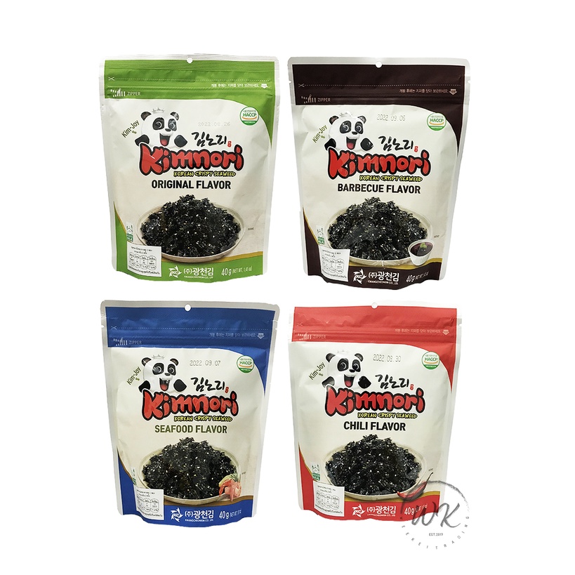 Kimnori Korean Crispy Seaweed Flakes Original / Spicy/ BBQ/ Seafood 40g