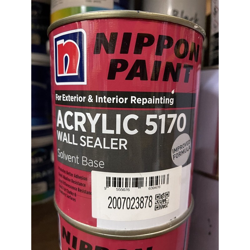 Nippon Paint Acrylic 5170 Interior/Exterior Wall Sealer(1LITER
