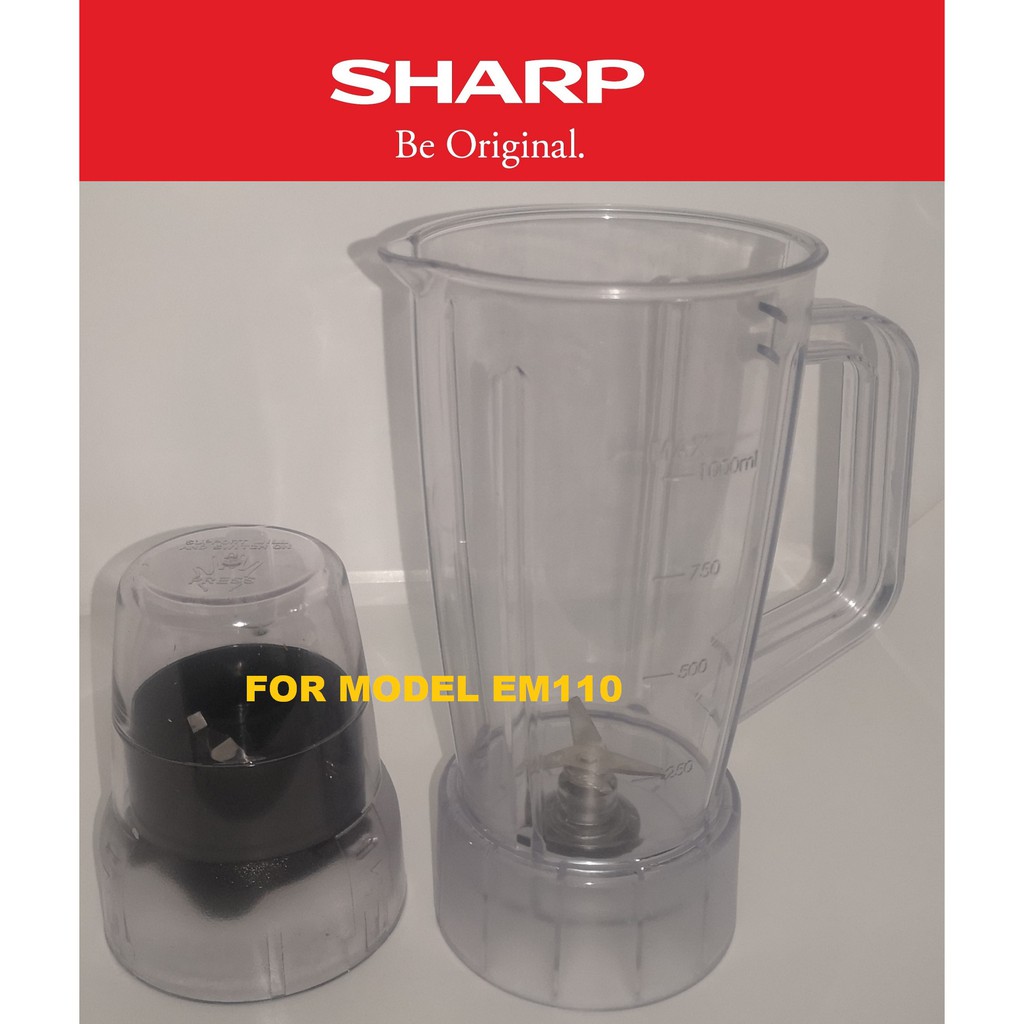 Sharp Blender Jug And Dry Mill Set (Original) Shopee Malaysia