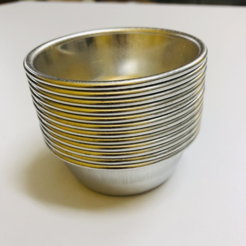 Aluminum Cake Cup [12 PCS] Hokkaido Cheese Tart / Egg Tart / Fatt Koh / 北海道芝士挞 / 蛋挞 / 发糕