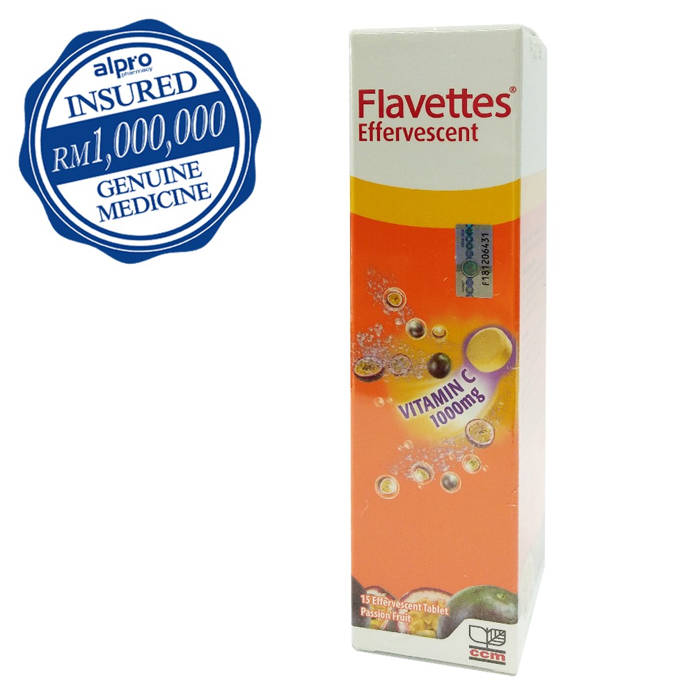 Pengobatan Dan Khasiat Herbal Khasiat Flavettes Vitamin C 1000mg