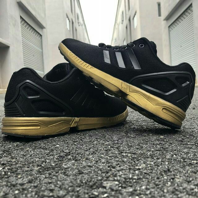 adidas zx flux black gold malaysia