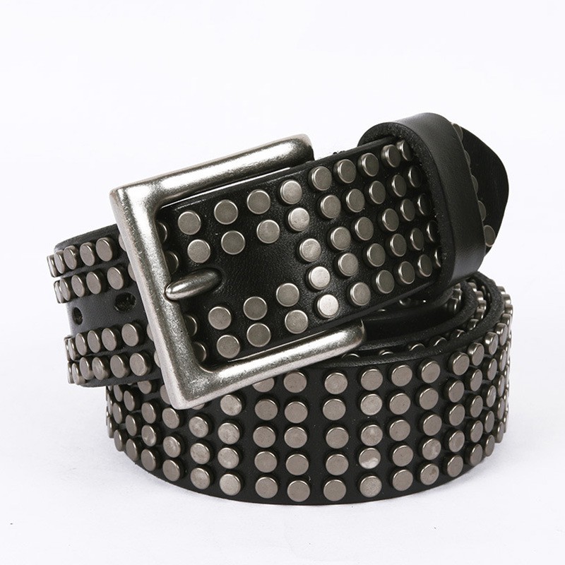 leather rock belts