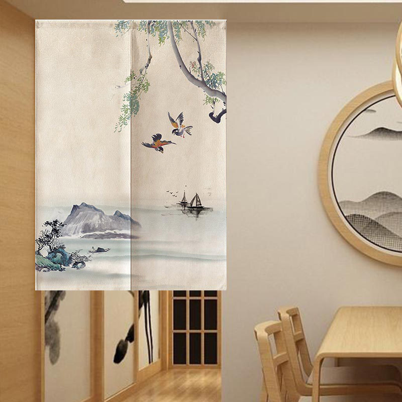 Chinese Door Curtain Japanese Noren Doorway Curtain Room Divider | Shopee  Malaysia