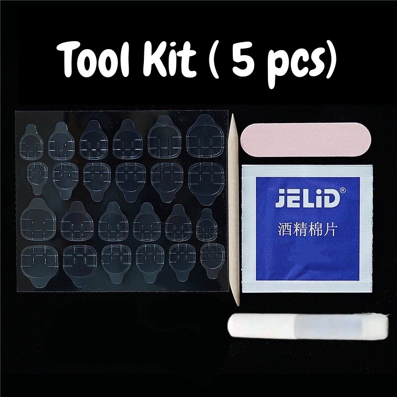 Press on Nails/ Fake Nails tool kit (one set - 5 tools)