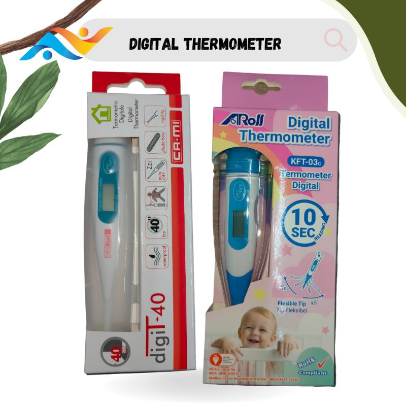 Digital Thermometer (2 types to choose) Shopee Malaysia
