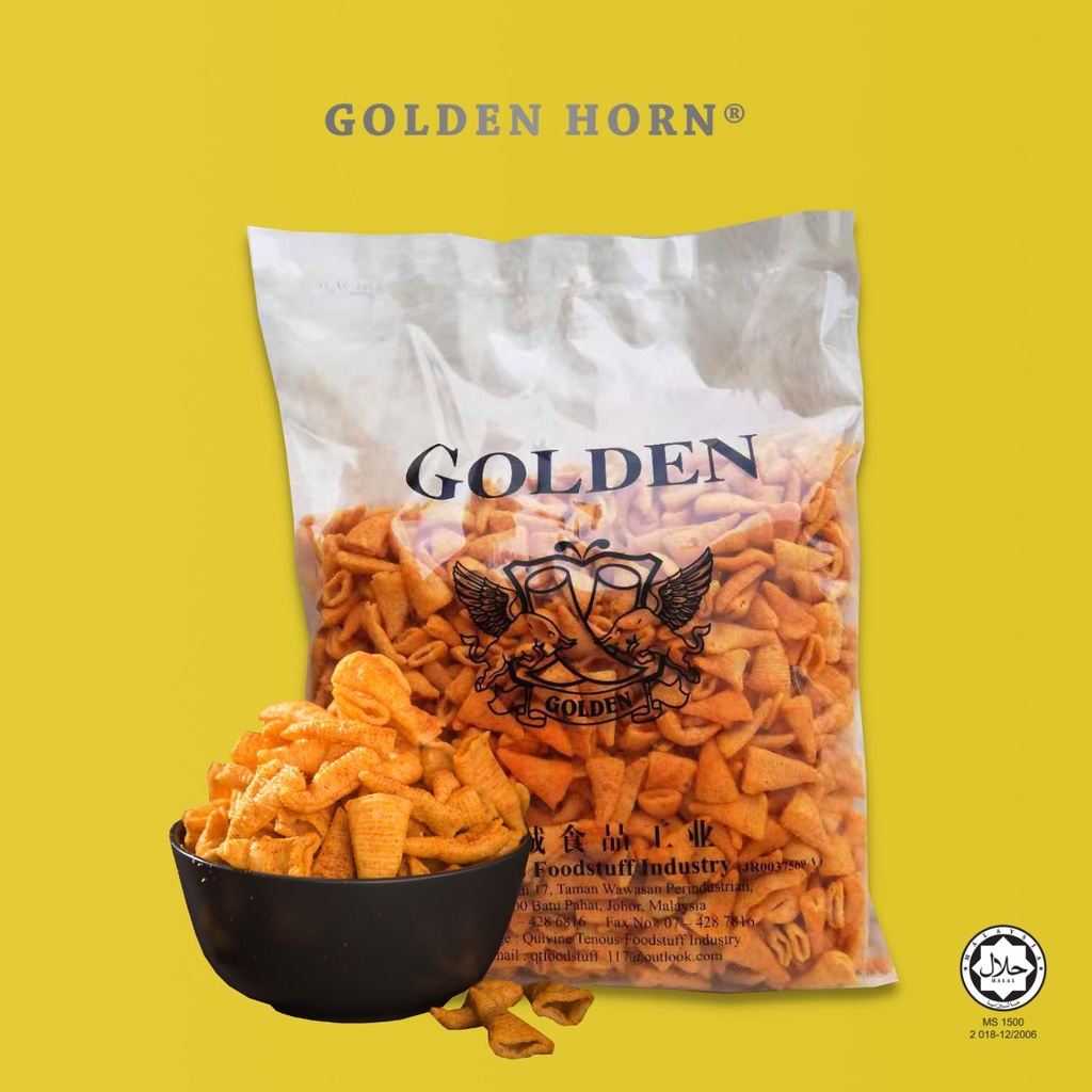 GOLDEN HORN Corn Snack Flavor Spicy or Cheese 1KG Shopee Malaysia