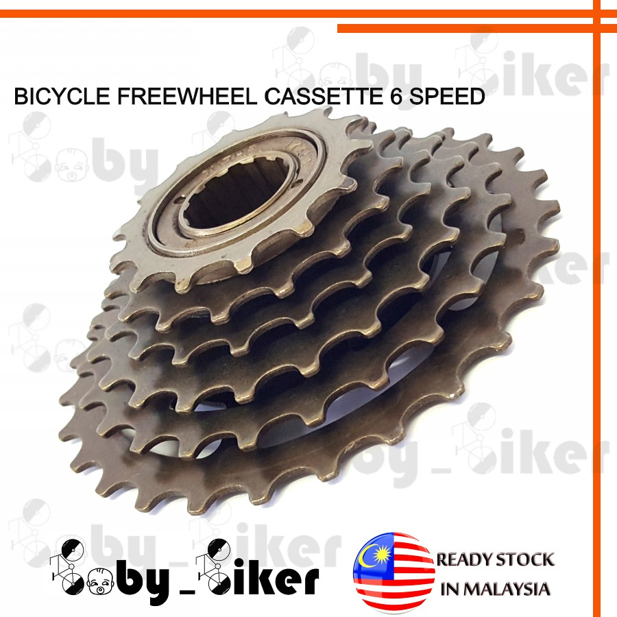 Bicycle Freewheel Cassette 6 Speed Shopee Malaysia