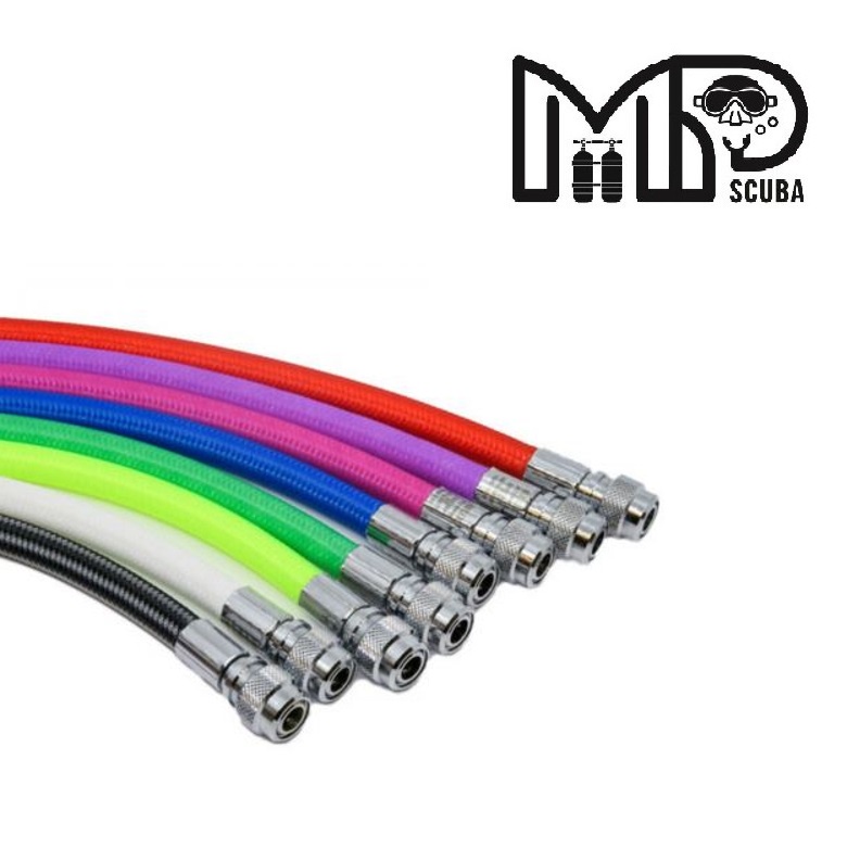 Miflex Xtreme Braided Low Pressure Inflator Hose LPI Hose 61cm BCD Inflator Hose