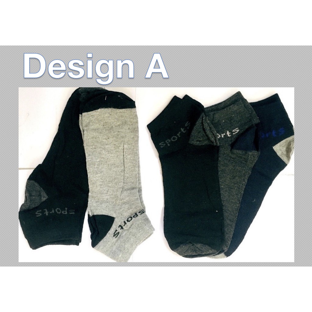 Sports Comfortable Casual Unisex Low Cut Socks Cotton Blended Thermal Anti-Bacterial Deodorants Socks Batch 2