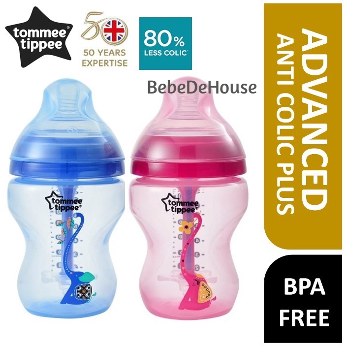 tommee tippee anti colic pink