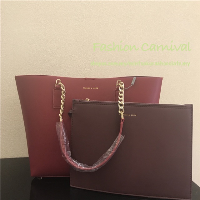 charles and keith shopping bag