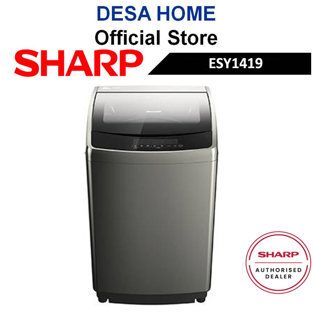[FREE DELIVERY WITHIN KL] SHARP ESY1419  14KG INVERTER TOP LOAD WASHER