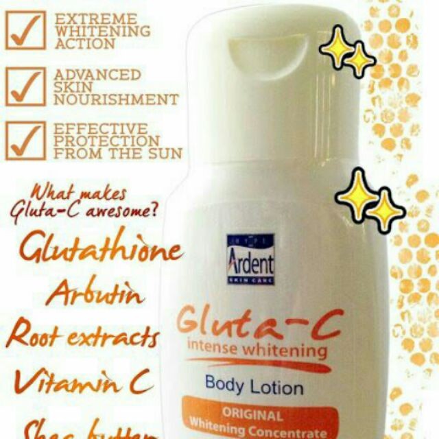 Gluta c Intense Whitening Body Lotion with SPF25 300ml. New Packaging