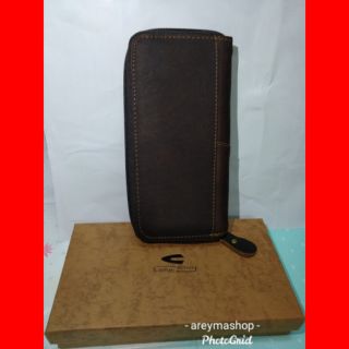 Dompet Kulit Panjang berzip Leather cow pure Wallet Long 