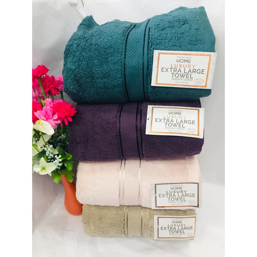 Bath Towel Xxxi Size Jumbo Baser Bath Towel 40 X 60 Inches 100 X 150 Cm 900 Grams Shopee Malaysia