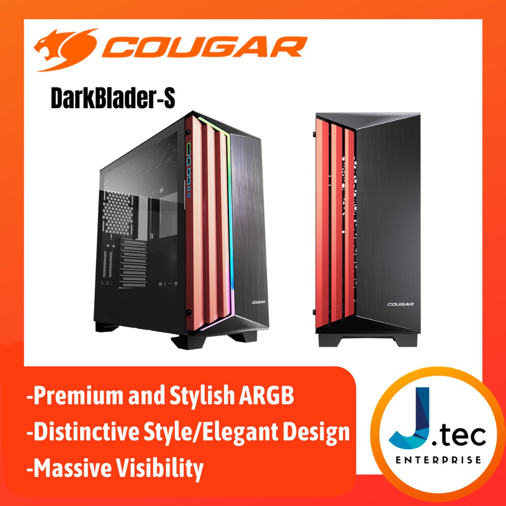 COUGAR DarkBlader-S Premium and Stylish RGB Full Tower Case / RGB ...