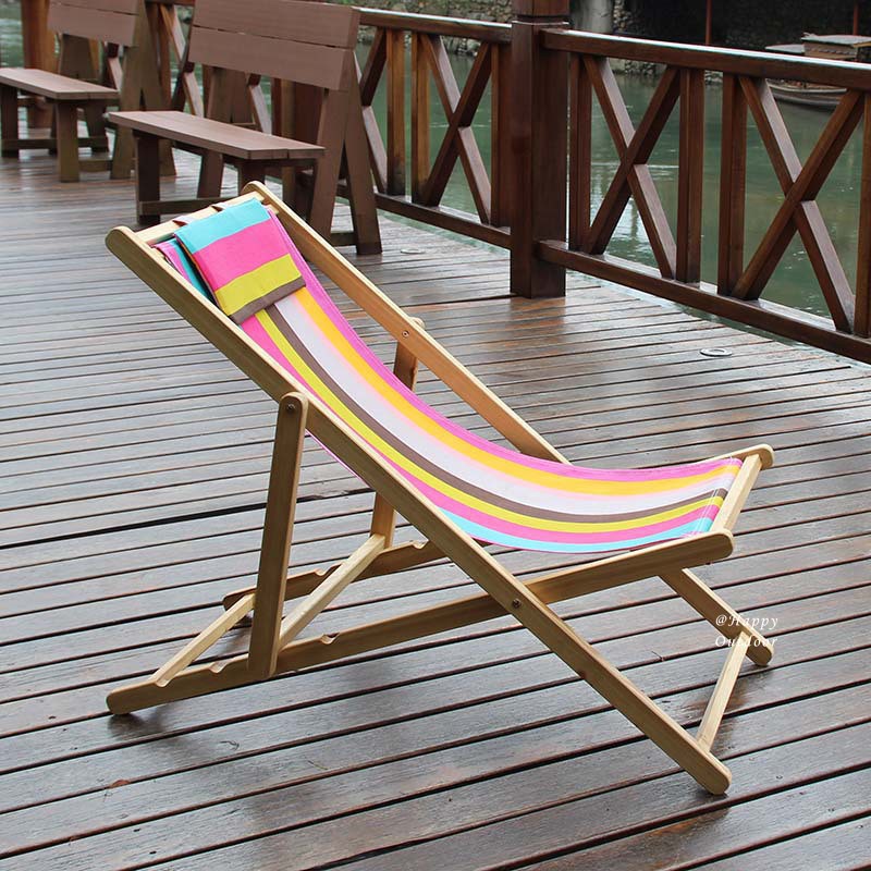 Outdoor Portable Folding Chair Lounge Chair Beautiful Fishing Beach