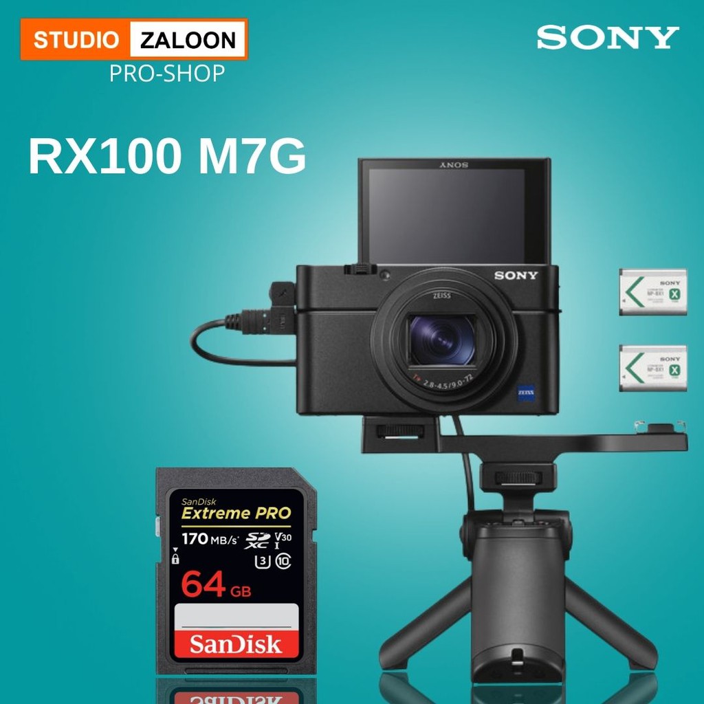 Sony Cybershot DSCRX100 VII G Digital Camera with Shooting Grip Kit