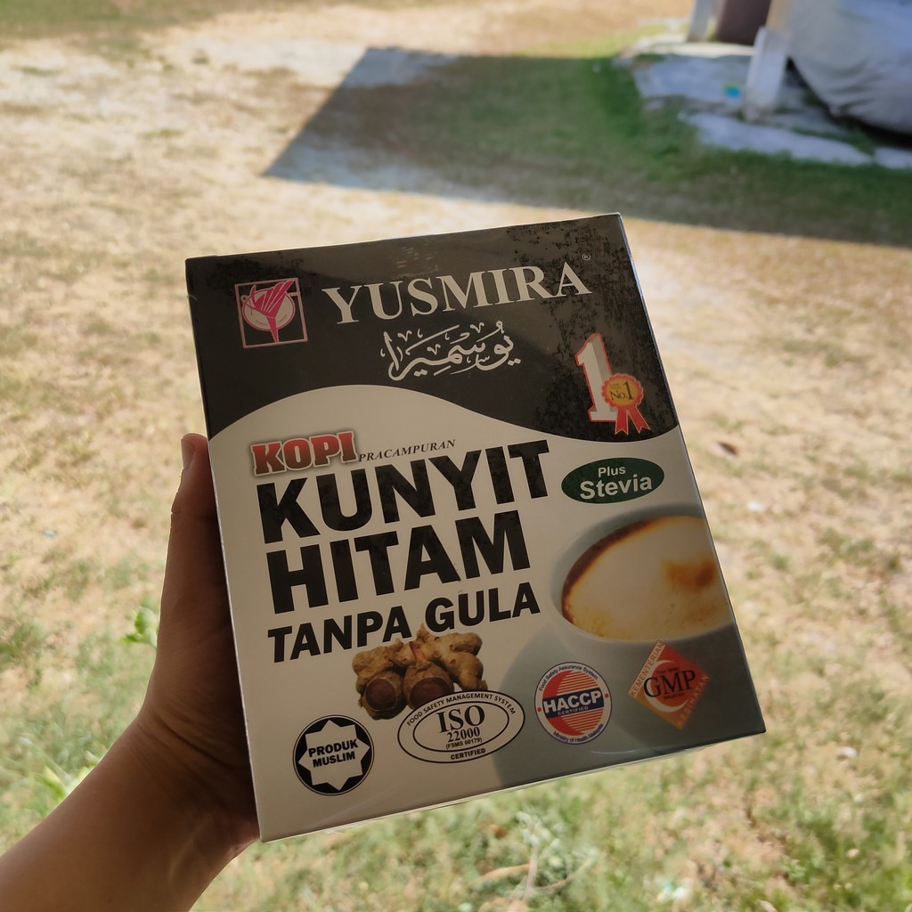  Kopi  Yusmira Kunyit Hitam  TANPA  GULA  Berwajah Baru 