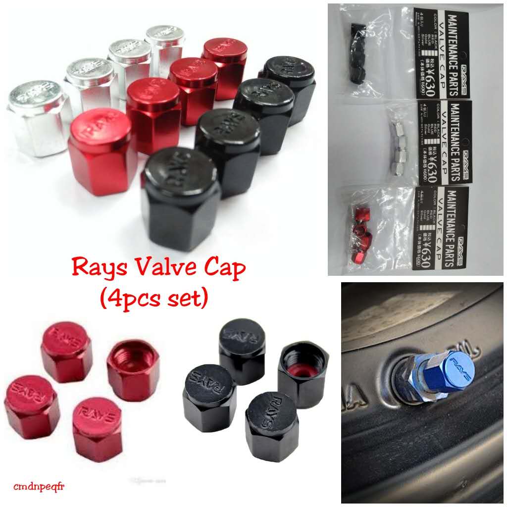 Rays Tyre Air Pressure Valve Cap Tire Air Valve Cover Penutup Valve