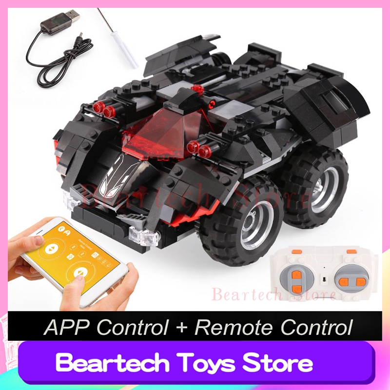 app controlled batmobile lego