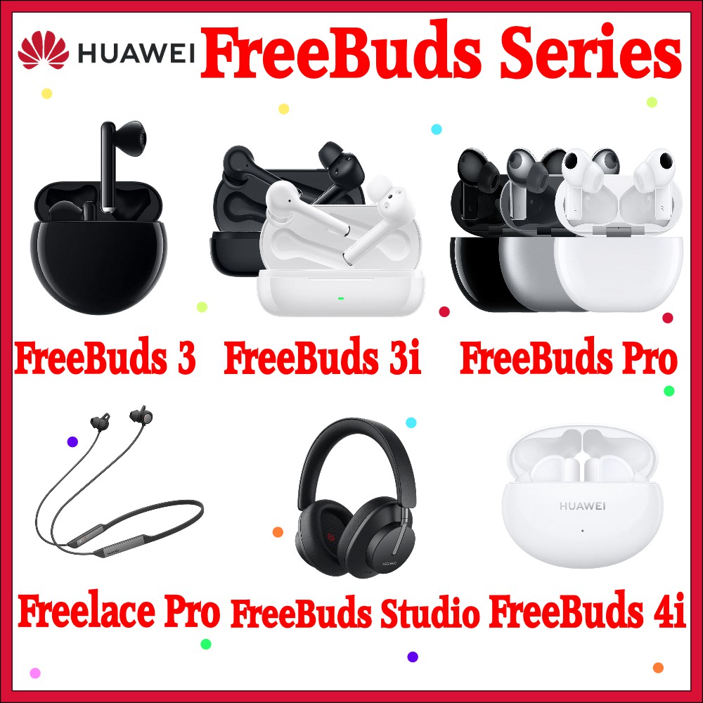 Huawei Freebuds Pro / Freelace Pro / Freebuds Studio / Freebuds 4i / Freebuds 3i 100% Original Huawei Malaysia