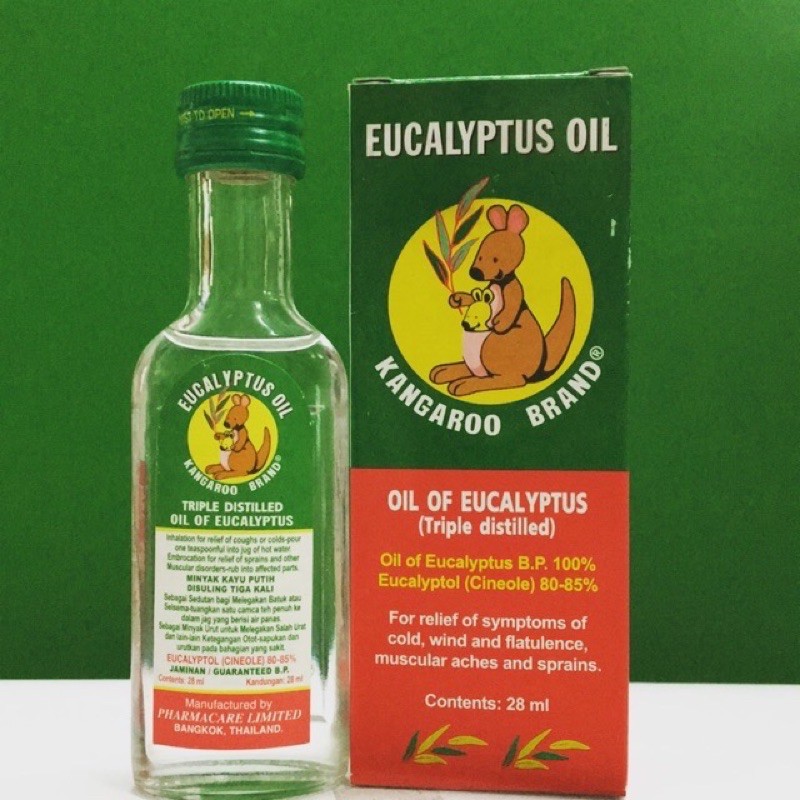 Kangaroo Brand Eucalyptus Oil Minyak Kayu Putih 56ml