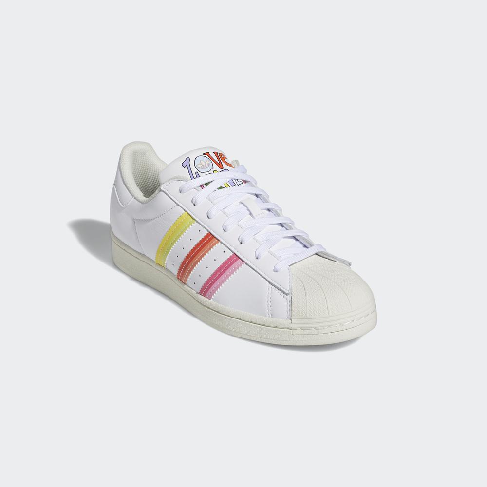 adidas ORIGINALS Superstar Pride Shoes Men White Sneaker GW2415 | Shopee  Malaysia