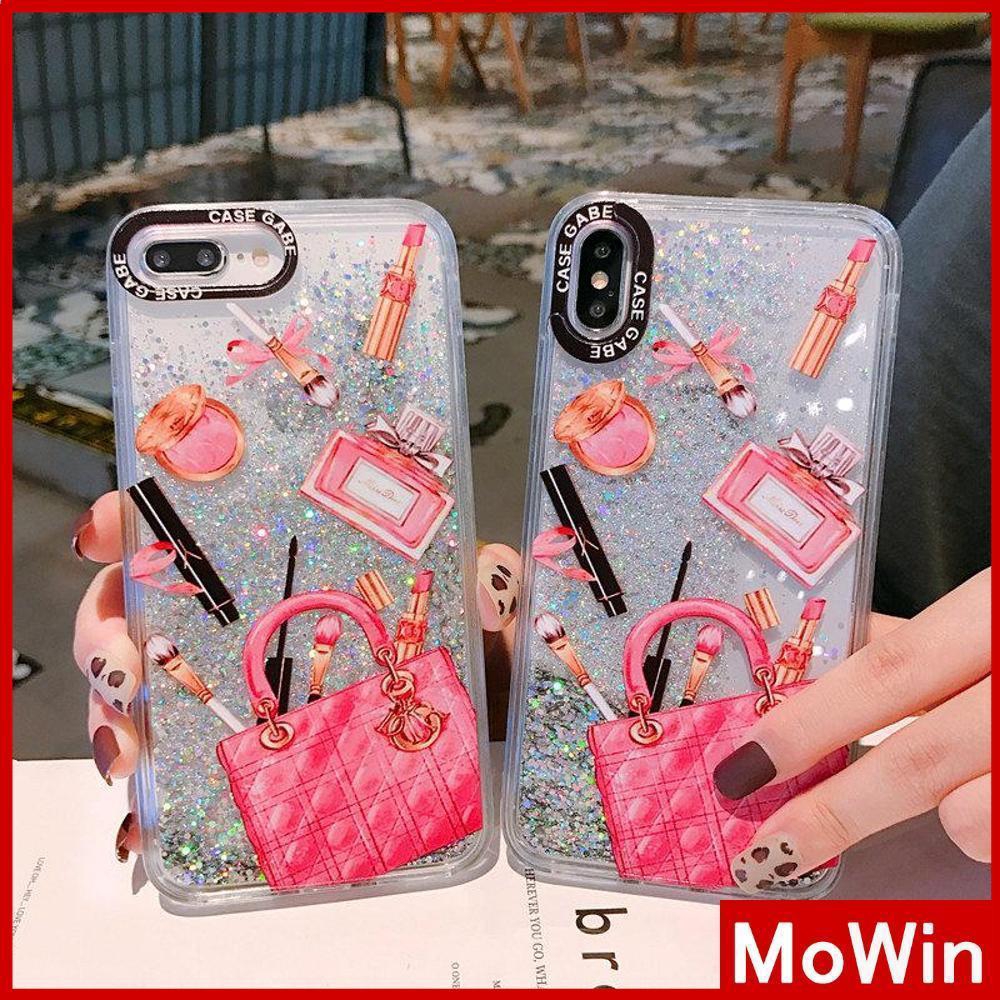 Iphone 11 Phone Case Liquid Quicksand Tpu Covers Transparent Glitter Bags Perfume Makeup 11 Shopee Malaysia