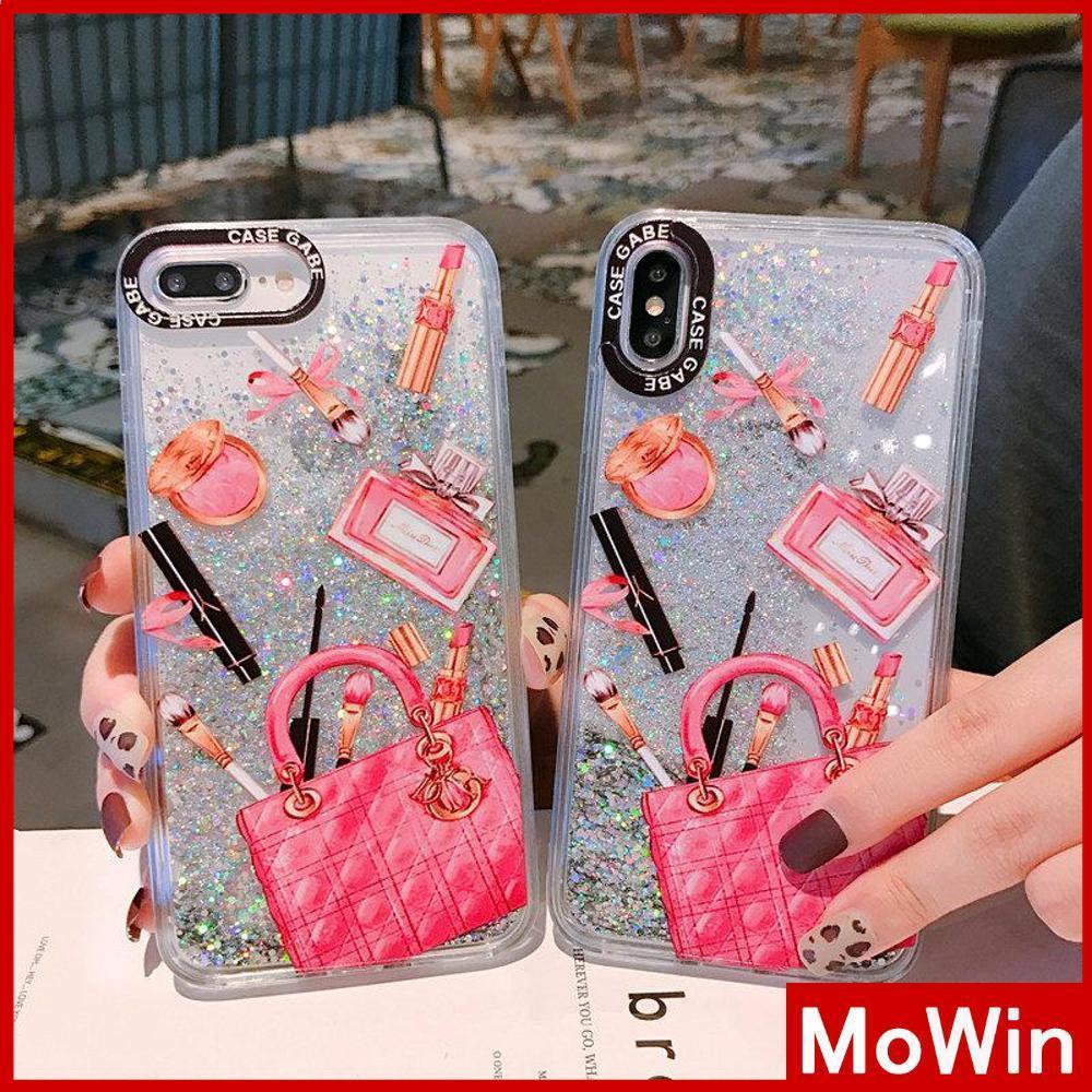 Iphone 11 Phone Case Liquid Quicksand Tpu Covers Transparent Glitter Bags Perfume Makeup 11 Shopee Malaysia