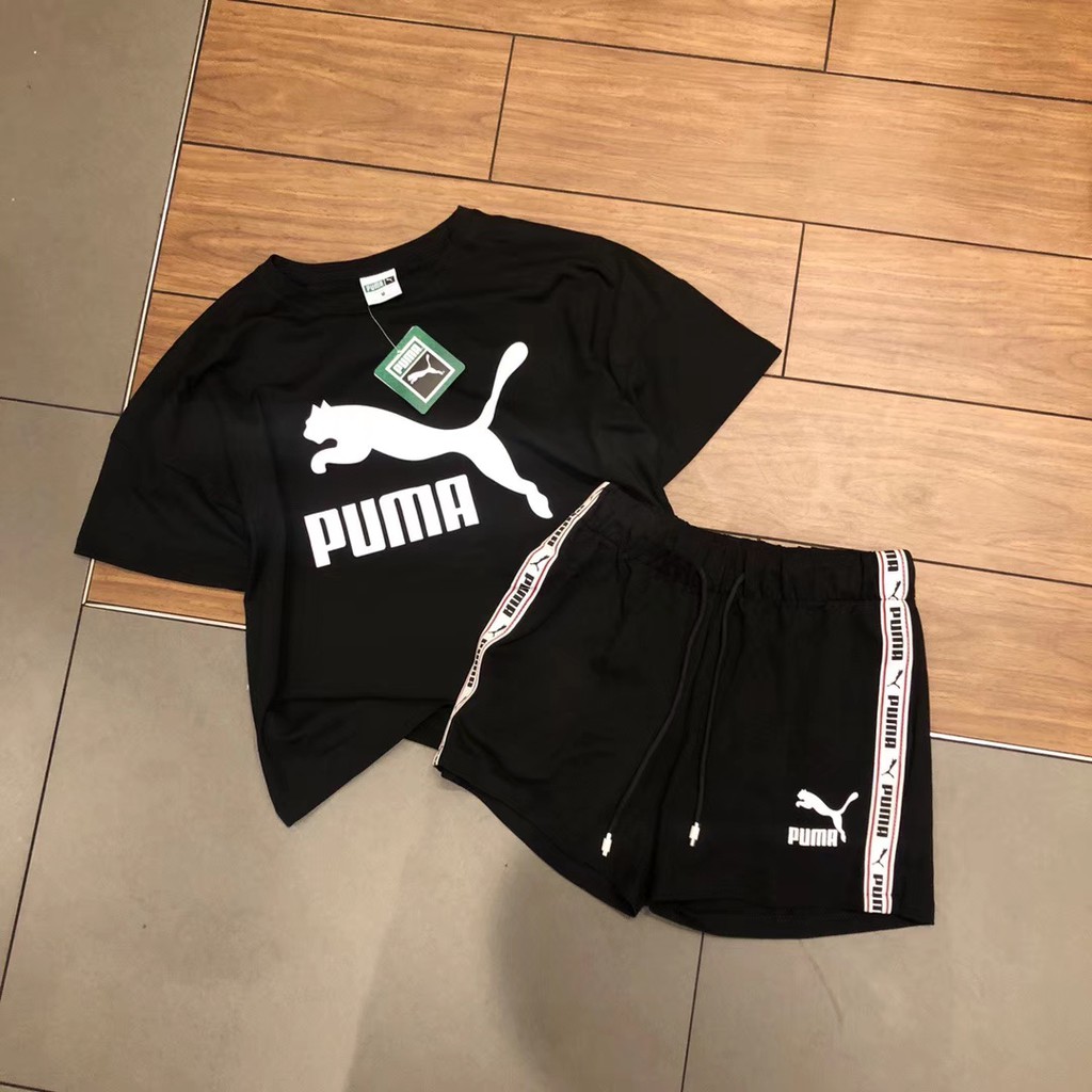 puma t shirt and shorts